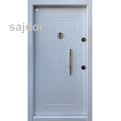 درب ضد سرقت روکش pvc  طرح cncمدل آترا